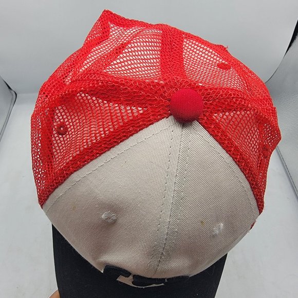 Travis Mathew White Red Trucker Hat Logo Mesh Back Breathable Lightweight Casual - Picture 6 of 9
